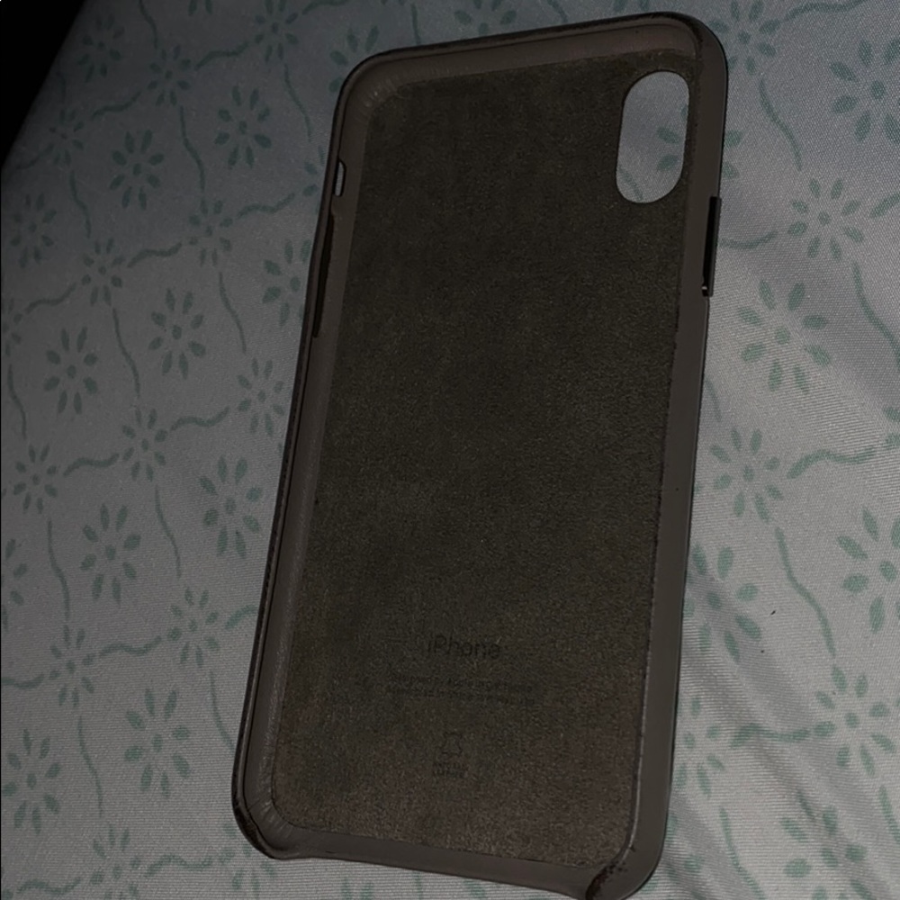 Apple X leather case